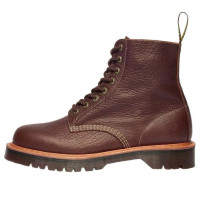 Dr. Martens 1460 Wild Grain Leather Boots Sepia Brown