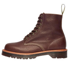 Dr. Martens 1460 Wild Grain Leather Boots Sepia Brown