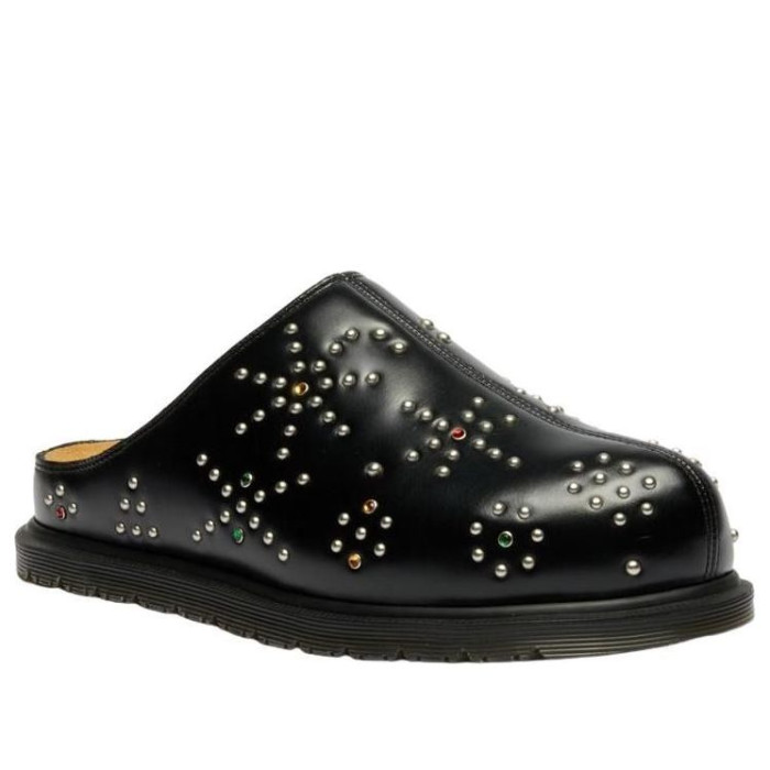 Dr. Martens San Leather Studded Mules Black Analine - мужская сетка размеров Dr. Martens San Leather Studded Mules Black Analine - мужская сетка размеров