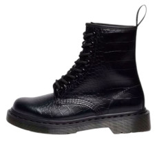 Dr. Martens 1460 Croco Black Atlas