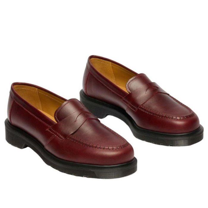 Dr. Martens Delapre Penny Loafers Made In England Burgundy - мужская сетка размеров Dr. Martens Delapre Penny Loafers Made In England Burgundy - мужская сетка размеров