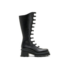 Женские Dr. Martens Kiki Boots Marc Jacobs Black Croc (W)