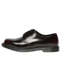 Dr. Martens Mayfare Rub Off Leather Shoes Cherry Red