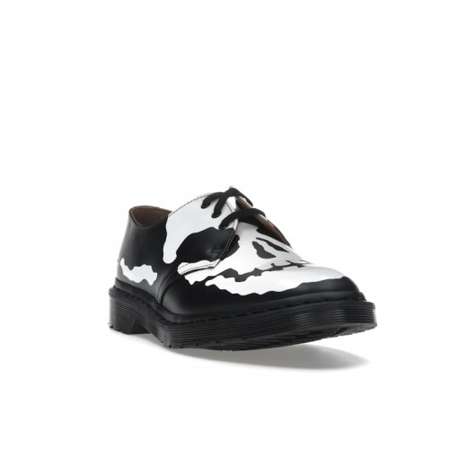 Dr. Martens 1461 3-Eye Shoe Supreme Skull Black White - мужская сетка размеров