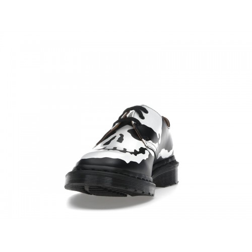 Dr. Martens 1461 3-Eye Shoe Supreme Skull Black White - мужская сетка размеров
