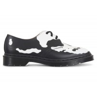 Dr. Martens 1461 3-Eye Shoe Supreme Skull Black White
