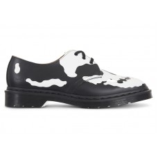 Dr. Martens 1461 3-Eye Shoe Supreme Skull Black White