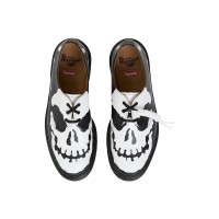 Dr. Martens 1461 3-Eye Shoe Supreme Skull Black White