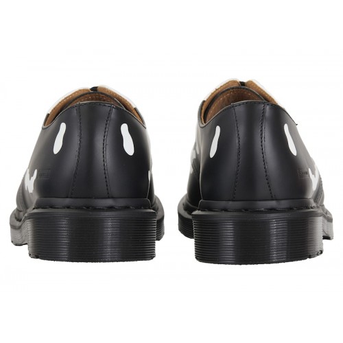 Dr. Martens 1461 3-Eye Shoe Supreme Skull Black White - мужская сетка размеров