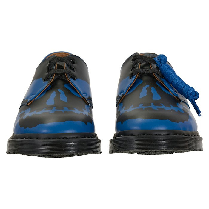 Supreme x Dr. Martens 1461 3-Eye Shoe Skull - Royal Black - мужская сетка размеров Supreme x Dr. Martens 1461 3-Eye Shoe Skull - Royal Black - мужская сетка размеров
