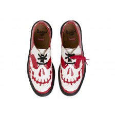 Dr. Martens 1461 3-Eye Shoe Supreme Skull Red White