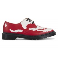 Dr. Martens 1461 3-Eye Shoe Supreme Skull Red White