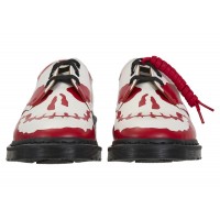 Dr. Martens 1461 3-Eye Shoe Supreme Skull Red White