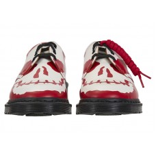 Dr. Martens 1461 3-Eye Shoe Supreme Skull Red White