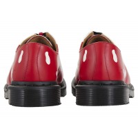 Dr. Martens 1461 3-Eye Shoe Supreme Skull Red White