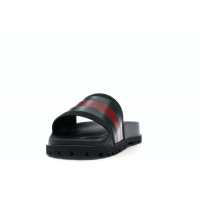 Gucci Web Slide Sandal Black