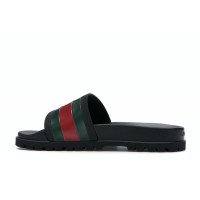 Gucci Web Slide Sandal Black