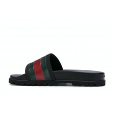 Gucci Web Slide Sandal Black