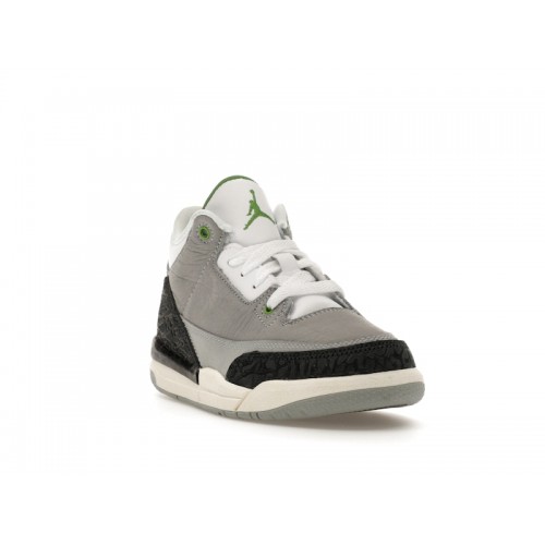 Air Jordan Retro 3 PS Chlorophyll - детская сетка размеров