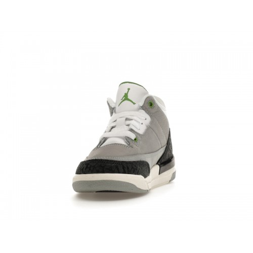 Air Jordan Retro 3 PS Chlorophyll - детская сетка размеров