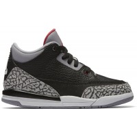 Детские Jordan 3 Retro Black Cement (2018) (PS)