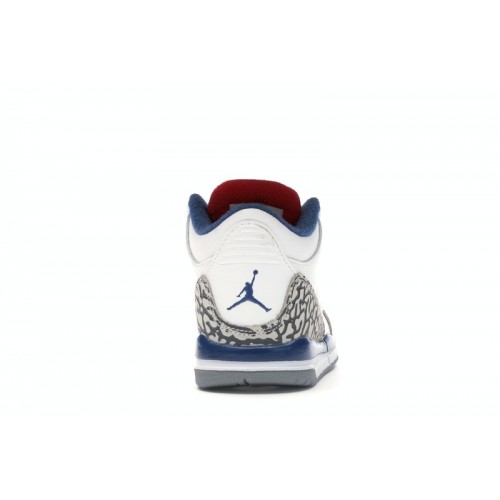 Кроссы Jordan 3 Retro True Blue (2016) (PS) - детская сетка размеров