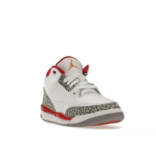 Кроссы Jordan 3 Retro Cardinal (PS) - детская сетка размеров