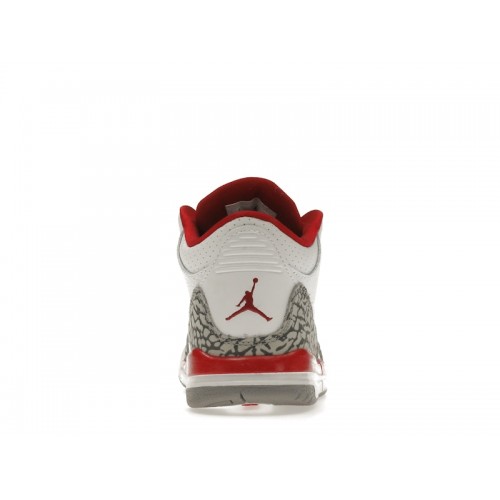 Кроссы Jordan 3 Retro Cardinal (PS) - детская сетка размеров