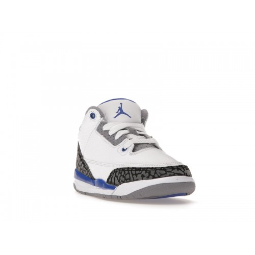 Кроссы Jordan 3 Retro Racer Blue (PS) - детская сетка размеров