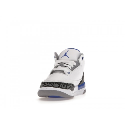 Кроссы Jordan 3 Retro Racer Blue (PS) - детская сетка размеров