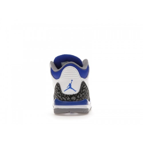 Кроссы Jordan 3 Retro Racer Blue (PS) - детская сетка размеров