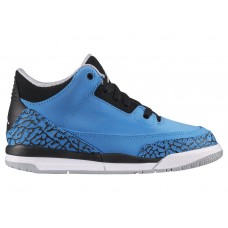 Детские кроссовки Jordan 3 Powder Blue (PS)
