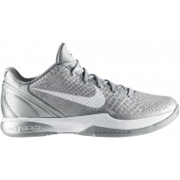Кроссовки Nike Kobe 6 Metallic Silver Metallic Silver White