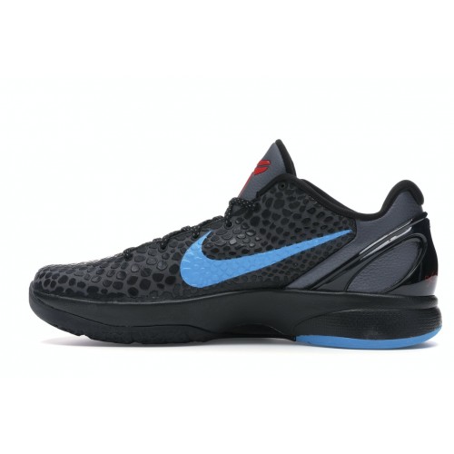 Кроссы Nike Kobe 6 Dark Knight - мужская сетка размеров