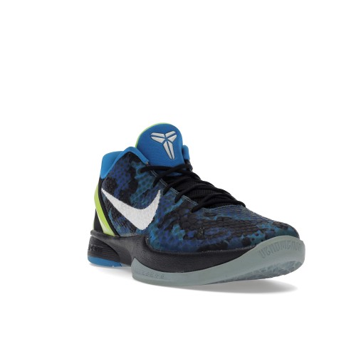 Кроссы Nike Kobe 6 Blue Camo - мужская сетка размеров