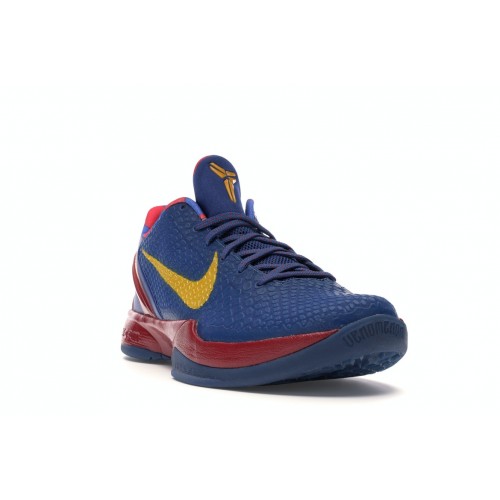 Кроссы Nike Kobe 6 FC Barcelona Home - мужская сетка размеров