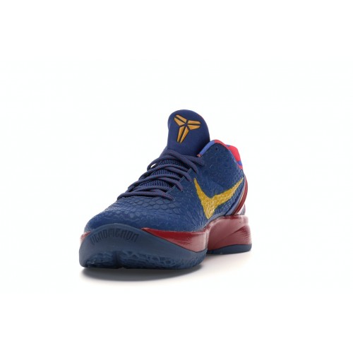 Кроссы Nike Kobe 6 FC Barcelona Home - мужская сетка размеров