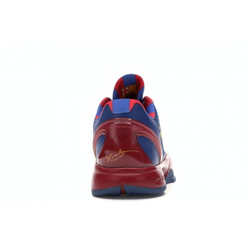 Кроссы Nike Kobe 6 FC Barcelona Home - мужская сетка размеров