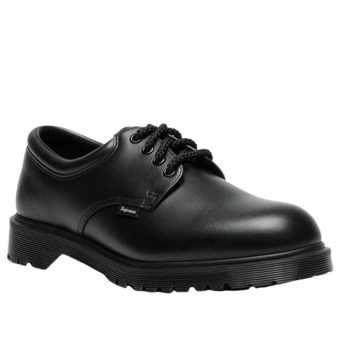 Supreme x Dr. Martens Postal Supreme 4-Eye Shoe Black - мужская сетка размеров Supreme x Dr. Martens Postal Supreme 4-Eye Shoe Black - мужская сетка размеров