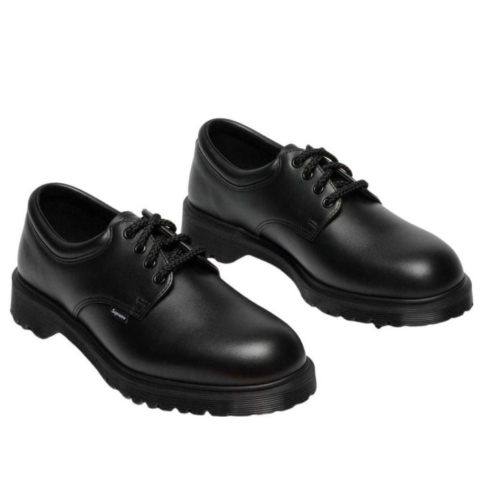 Supreme x Dr. Martens Postal Supreme 4-Eye Shoe Black - мужская сетка размеров Supreme x Dr. Martens Postal Supreme 4-Eye Shoe Black - мужская сетка размеров