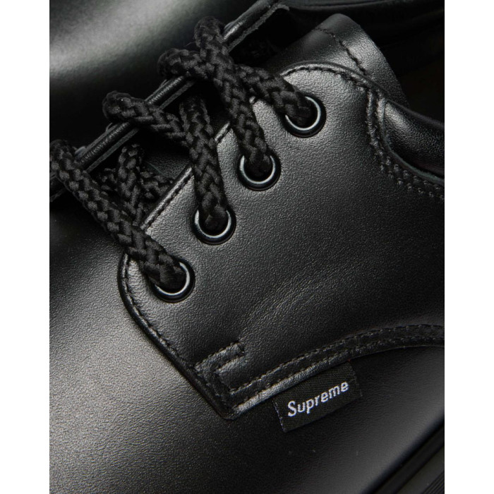 Supreme x Dr. Martens Postal Supreme 4-Eye Shoe Black - мужская сетка размеров Supreme x Dr. Martens Postal Supreme 4-Eye Shoe Black - мужская сетка размеров