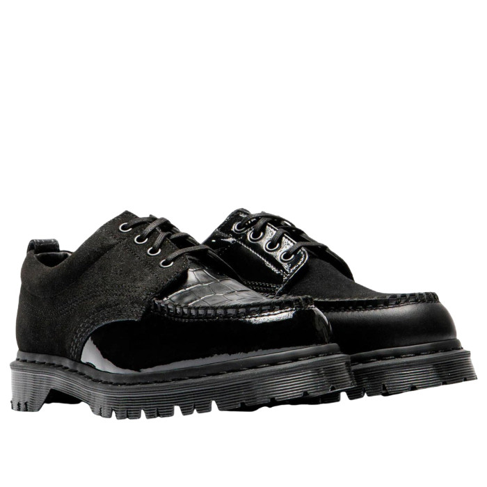 BEAMS x Dr. Martens Lowell Moc Toe Black - мужская сетка размеров BEAMS x Dr. Martens Lowell Moc Toe Black - мужская сетка размеров