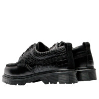 Dr. Martens Lowell BEAMS Black Crazy Pattern