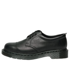 Dr. Martens 1461 MHL 3-Eye Leather Shoes Black Grained Oiled
