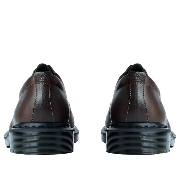 Dr. Martens 1461 MHL 3-Eye Leather Shoes Brown Grained Oiled - мужская сетка размеров Dr. Martens 1461 MHL 3-Eye Leather Shoes Brown Grained Oiled - мужская сетка размеров