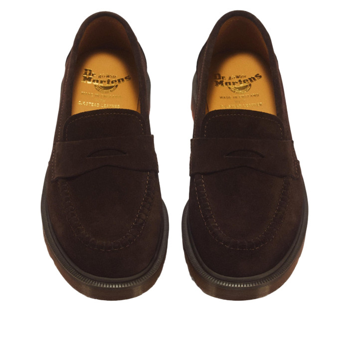 Dr. Martens Delapre Penny Loafer Brindle Brown - мужская сетка размеров Dr. Martens Delapre Penny Loafer Brindle Brown - мужская сетка размеров