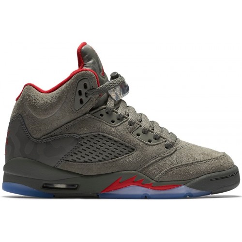 Air Jordan 5 Retro GS Camo - подростковая сетка размеров