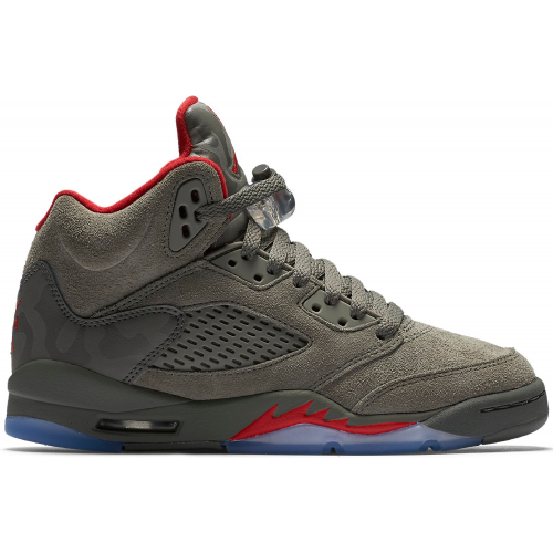 Кроссы Jordan 5 Retro P51 Camo (GS) - подростковая сетка размеров