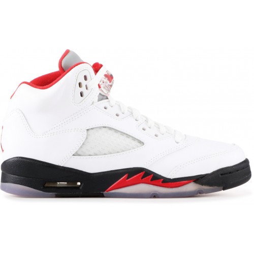 Кроссы Jordan 5 Retro Fire Red 2013 (GS) - подростковая сетка размеров