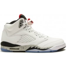 Подростковые Jordan 5 Retro White Cement (GS)